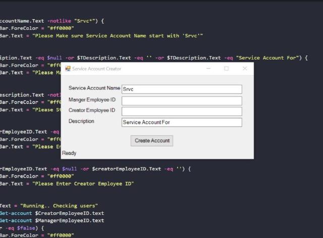 Build Gui for Powershell Build Gui for Powershell