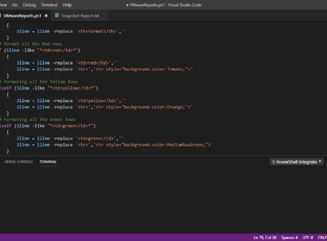 Create Vmware Snapshots Report Create Vmware Snapshots Report