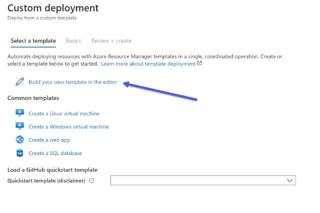 Build your own template Build your own template
