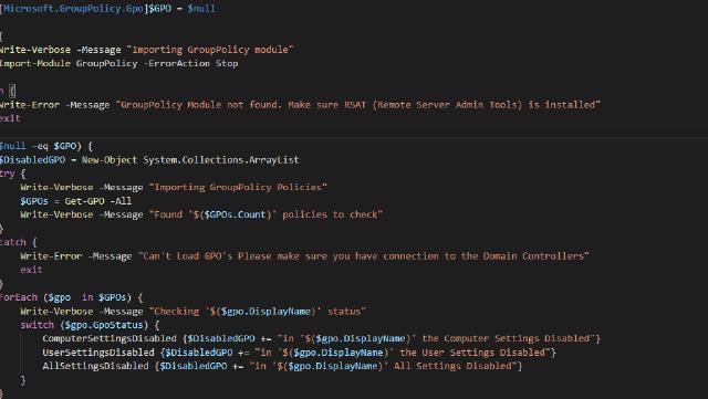 Sorting Group Policy Sorting Group Policy