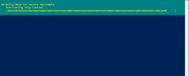 Update Powershell Help Background